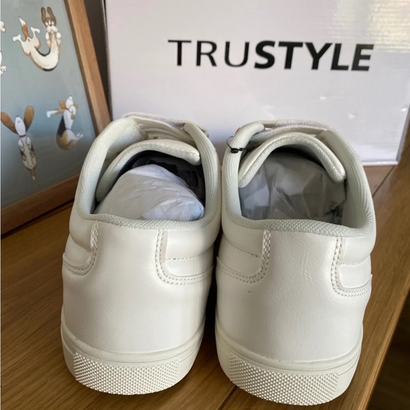 Trustyle Men's Trainer Tennis Type White size 10 - Picture 4 of 6